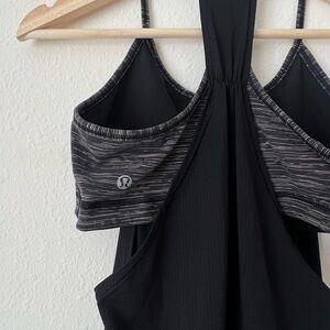 Lululemon Black and Gray tank top
